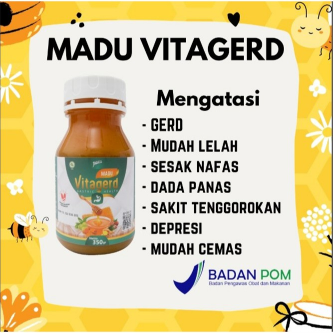 Madu Vitagerd 100% Original BPOM Vitagerd Obat Lambung Asli Vitagerd Madu Asam Lambung