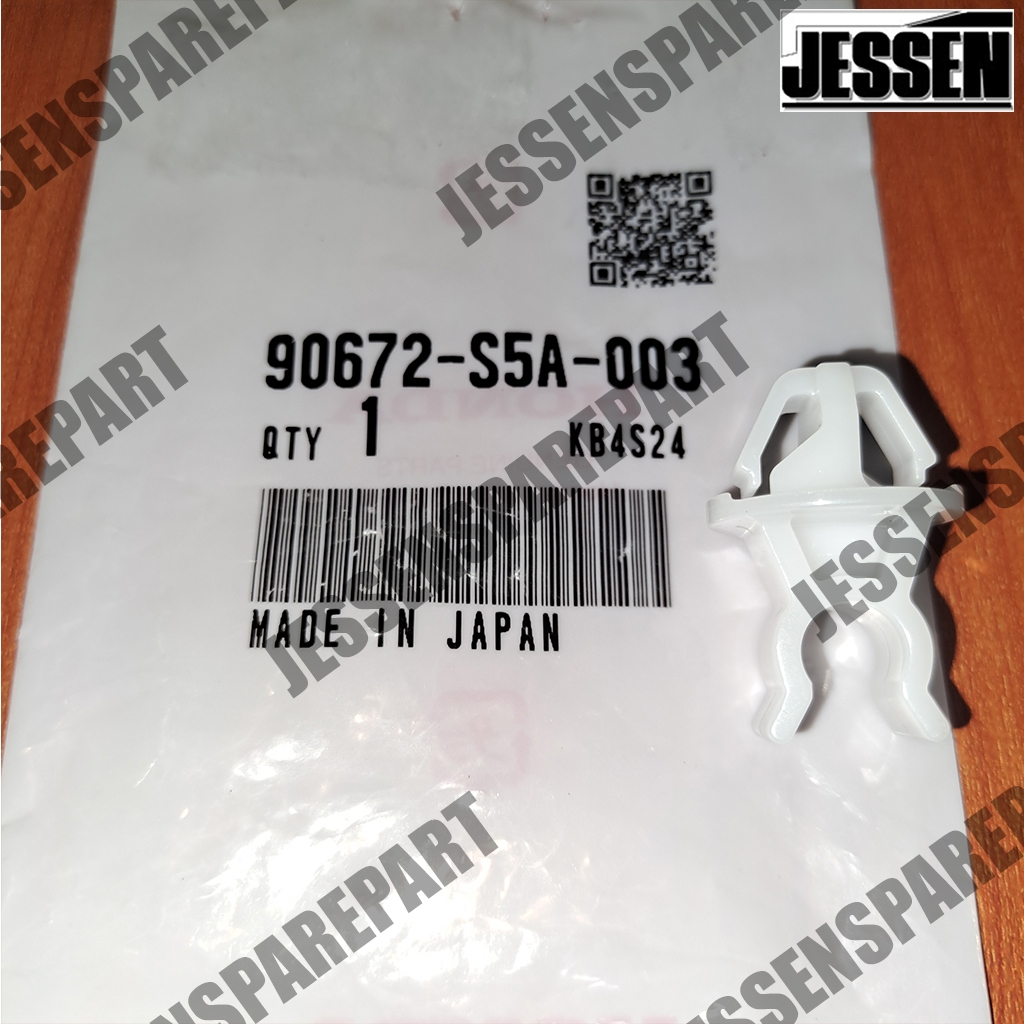 KLIP PENAHAN BESI TIANG KAP MESIN MOBILIO BRIO JAZZ GE8 S RS WRV BRV DG3 CRV GEN 3 RE1 RE3 2007 2008