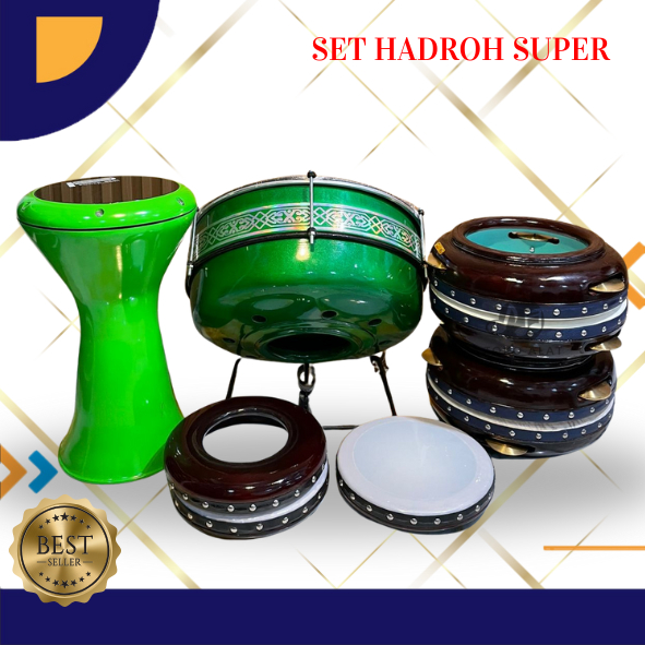 Satu Set Alat Musik Rebana Habib Syeh Lengkap