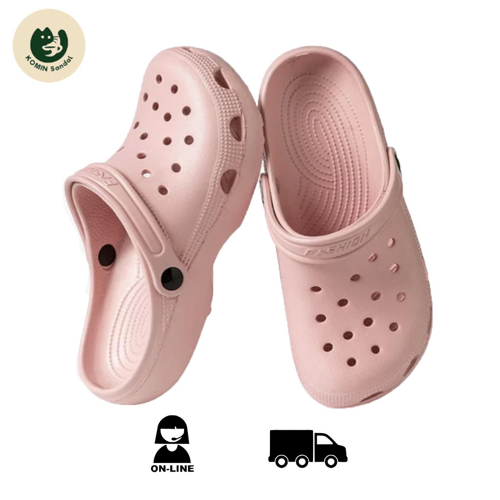 Komin Sandal kasual wanita sandal anak-anak impor sandal anak-anak sandal EVA yang tidak licin dan d