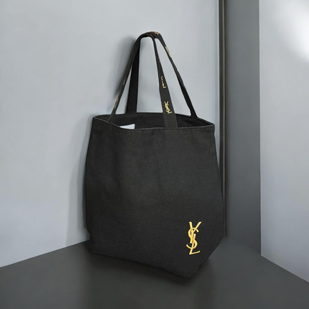 Totebag gift ysl Black Canvas