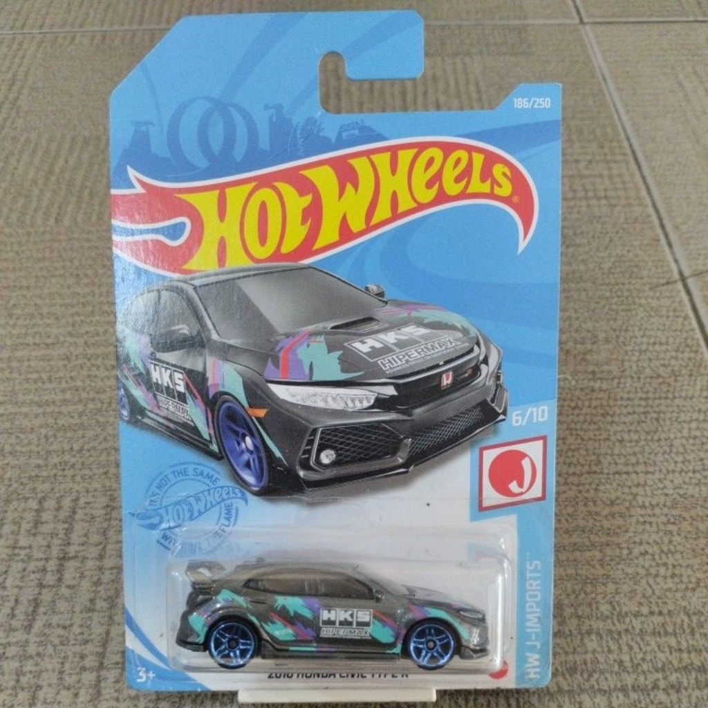HOT WHEELS HONDA CIVIC TYPE R HKS (169)