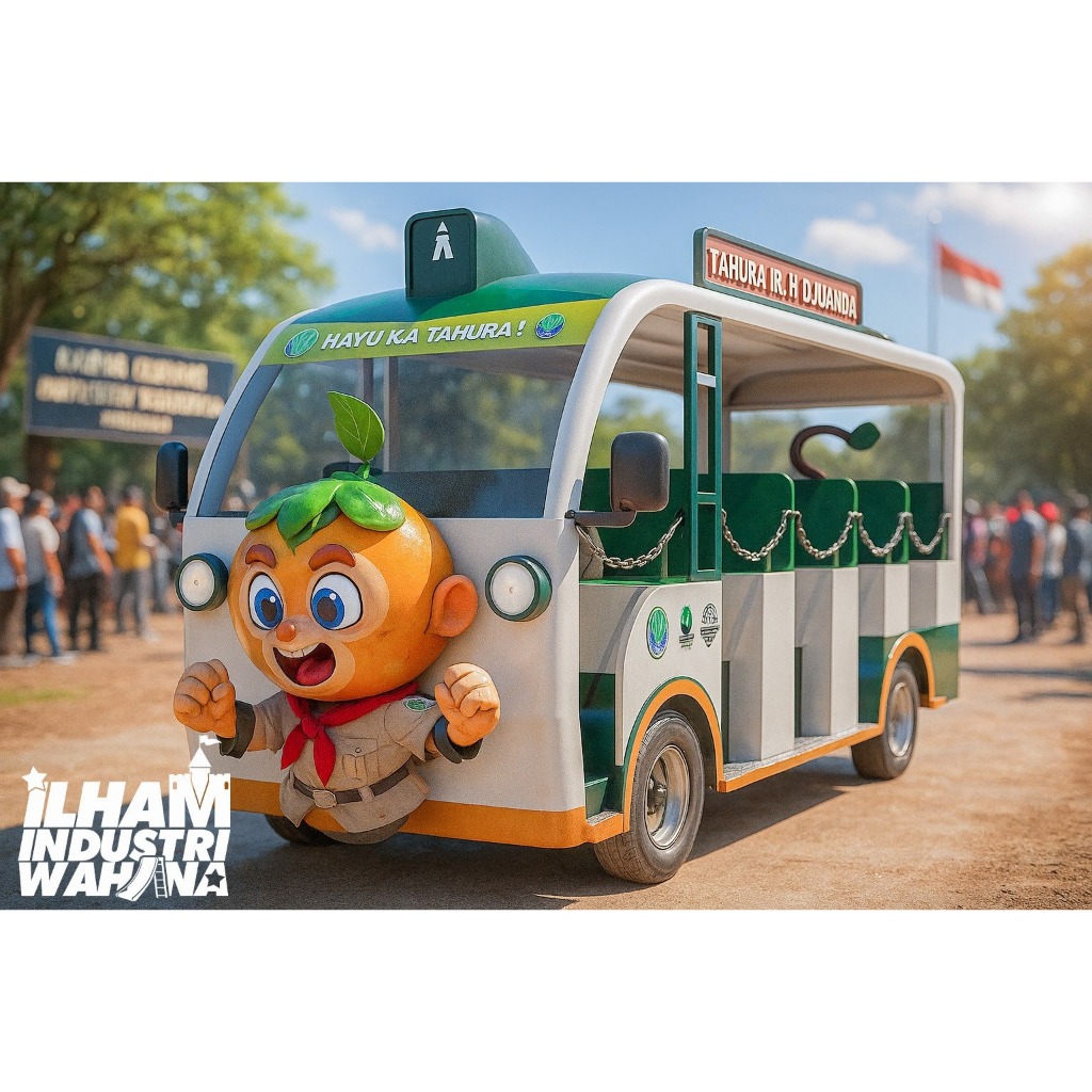 NEW DESIGN Odong odong kereta mini wisata karakter monkey