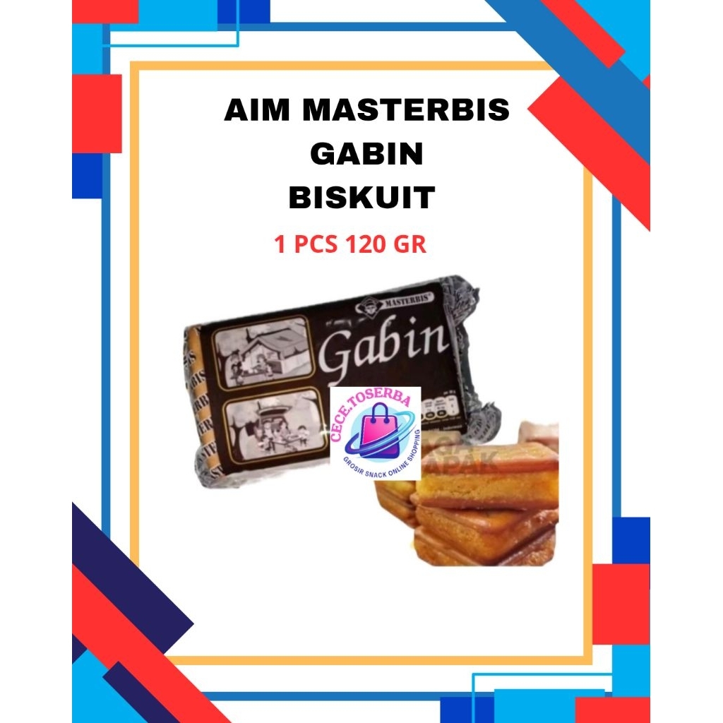 

MASTERBIS GABIN BISKUIT AIM 120 GR
