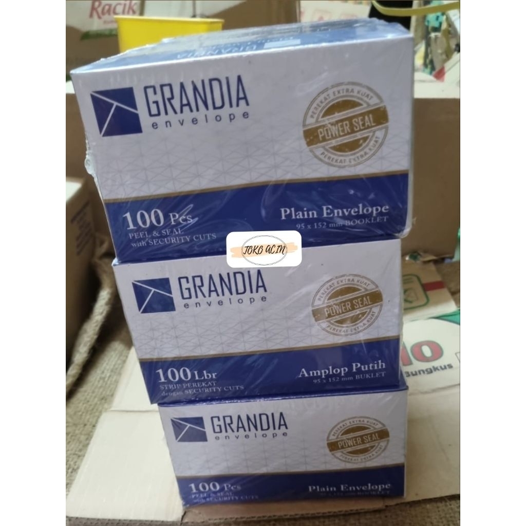 

Grandia amplop putih isi 100 pcs, amplop serbaguna, amplop hajatan