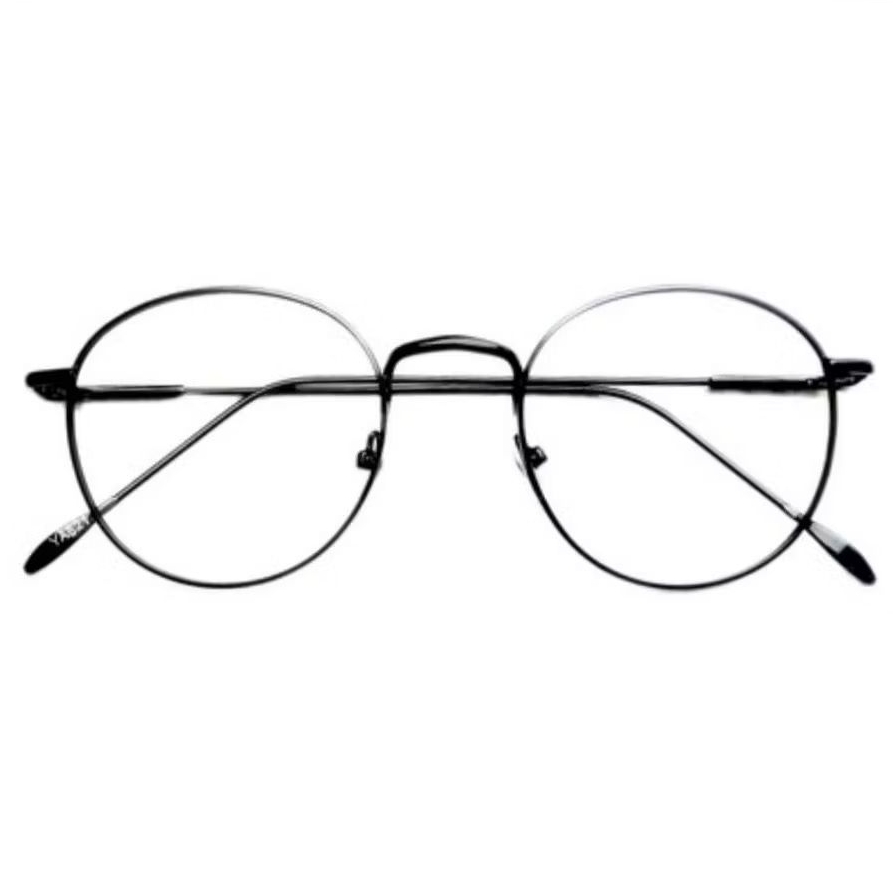 Frame Kacamata Besi Titanium bulat//per//Ringan//Kokoh.
