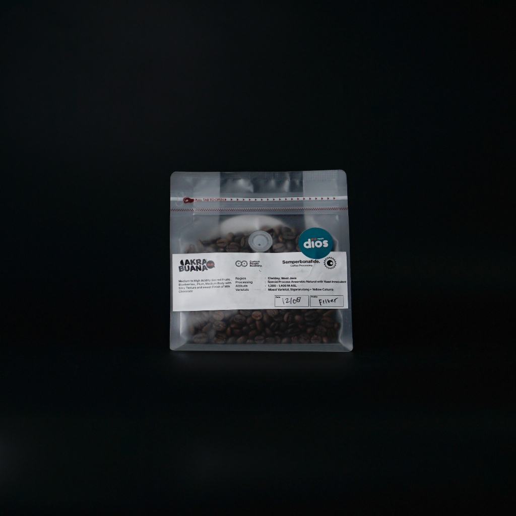 

Cakrabuana 3.0 - Curious People - Anaerobic Natural with Yeast Innoculant - Filter Coffee - 200gr