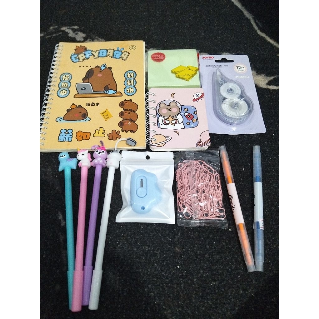 

Paket alat tulis murah lengkap 12pcs