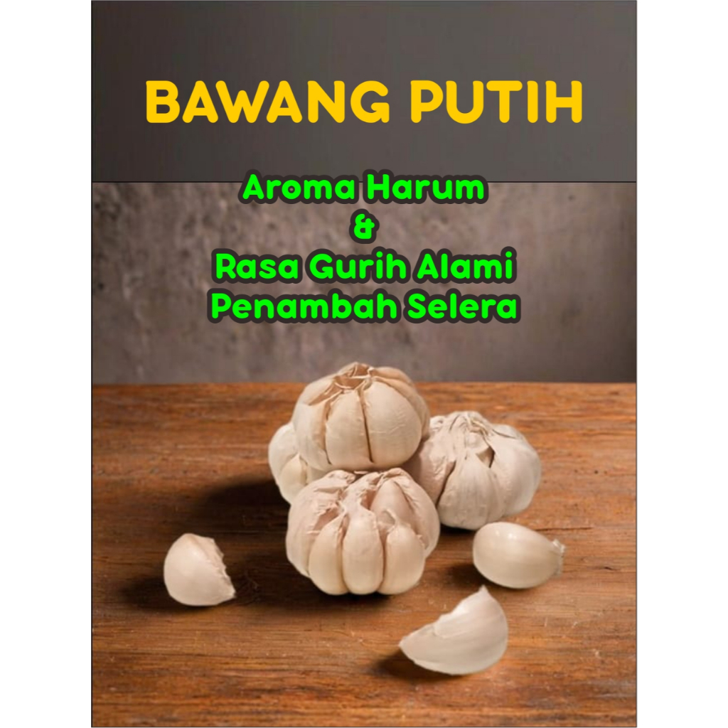 

Bawang Putih 200 gram – Bahan Dapur & Bumbu Masakan