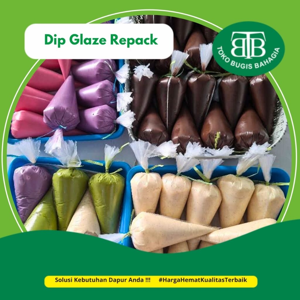 

Dip Glaze Repack 250 gram, Murah Makassar