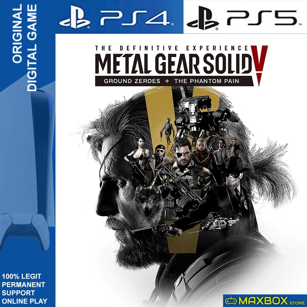 Metal Gear Solid 5: The Definitive Experience PS4 PS5 Original Game