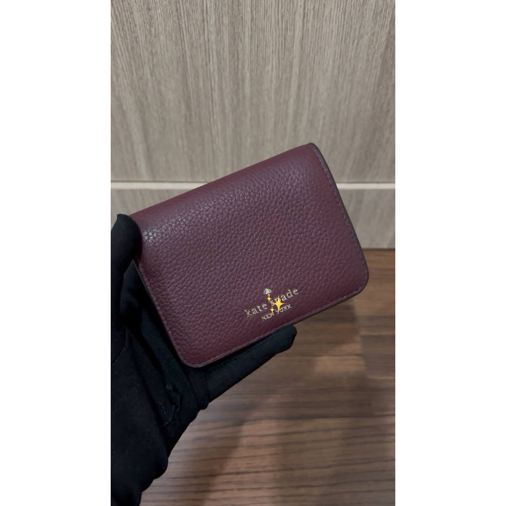 KS LENA slim bifold small wallet