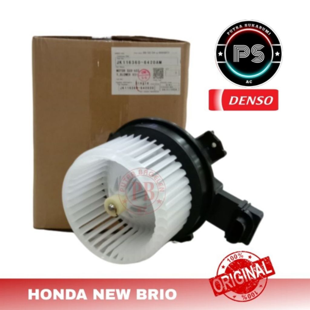 MOTOR BLOWER AC MOBIL HONDA NEW BRIO 2018 UP ORIGINAL DENSO