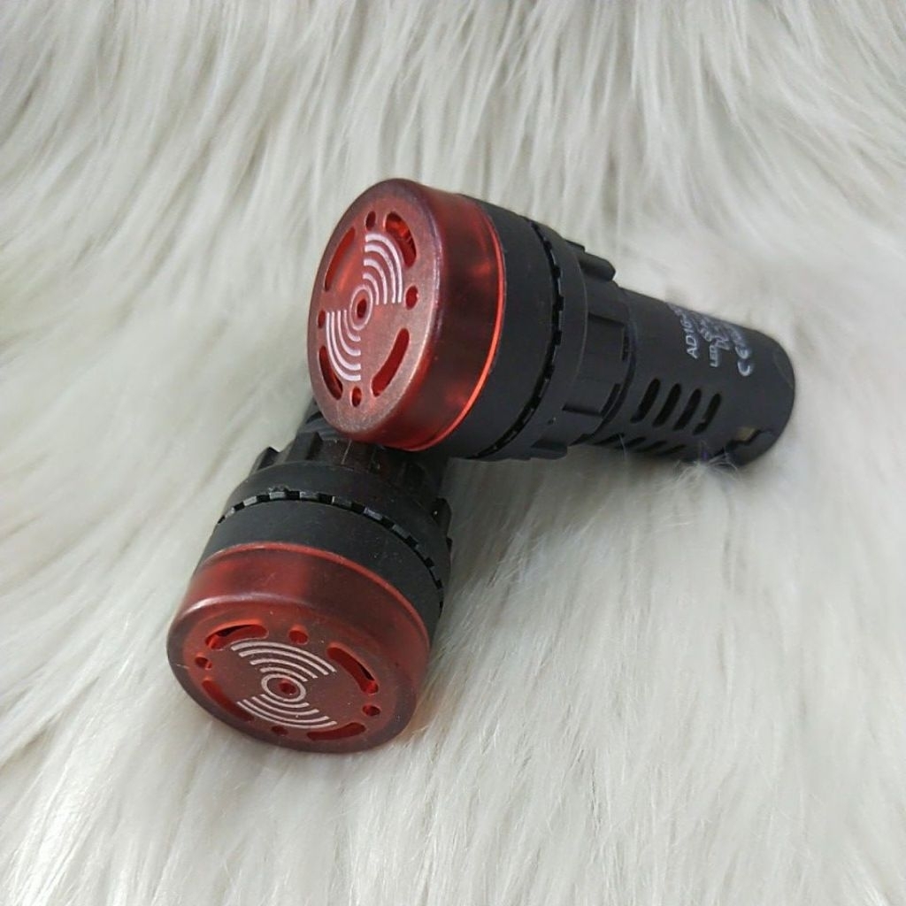 buzzer alarm 220vac LED 22mm buzzer 220vac