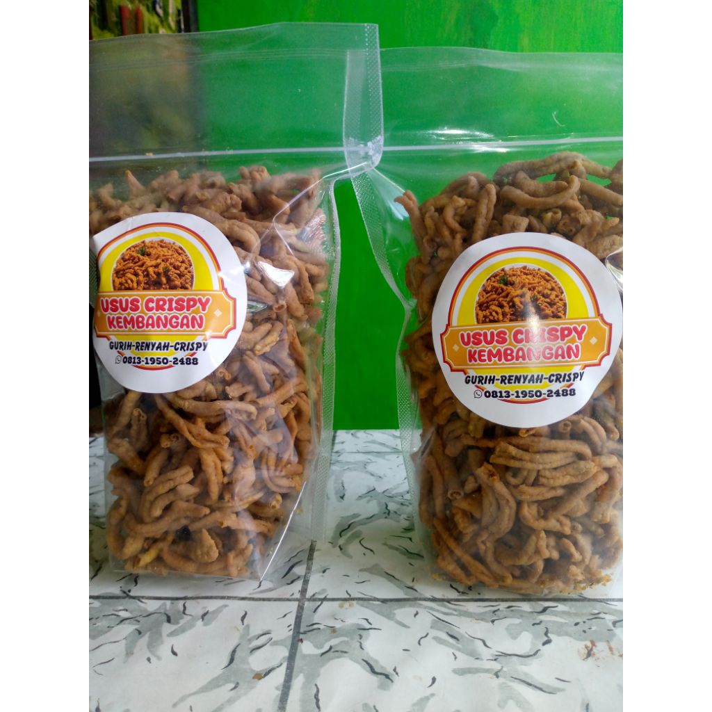 

keripik usus kembangan
