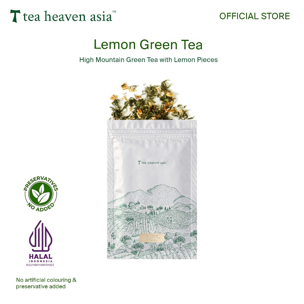 

Tea Heaven Lemon Green Tea 40gr