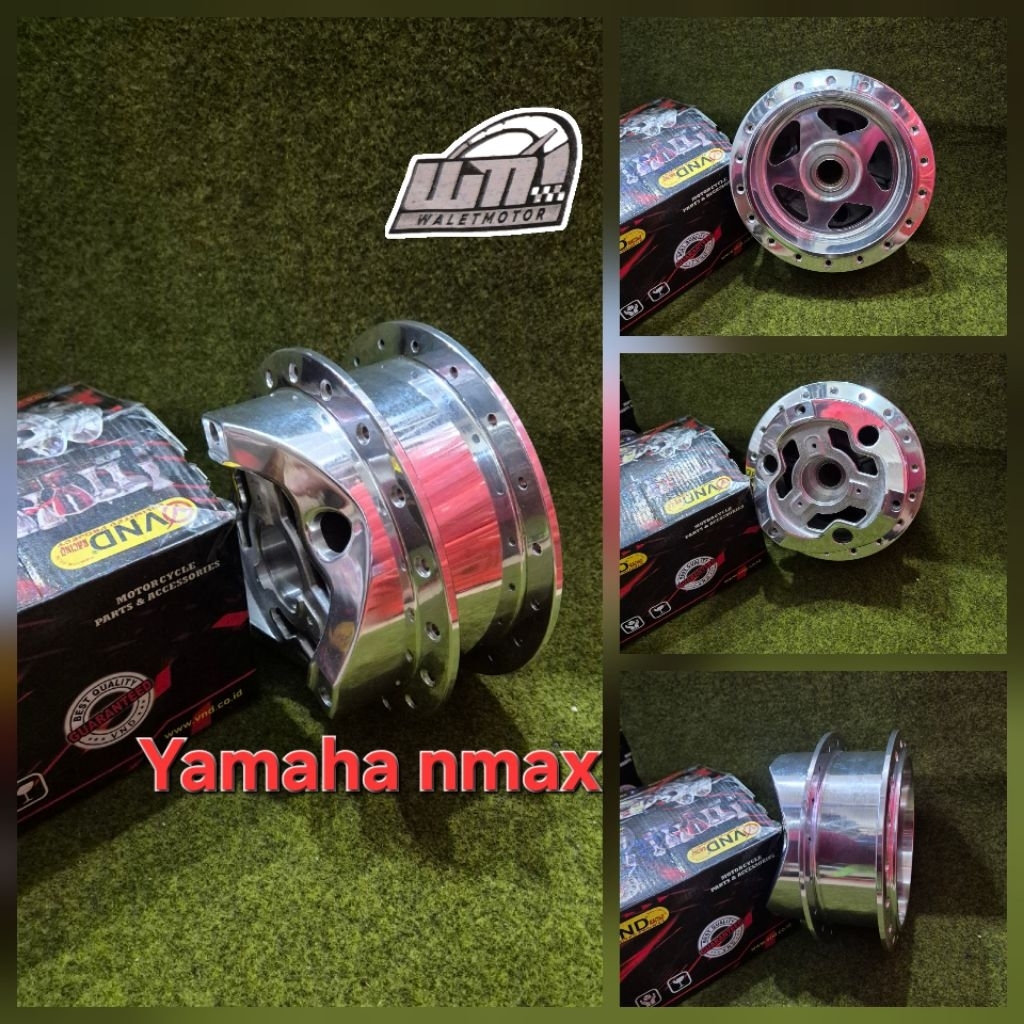 Tromol depan + belakang VND Nmax Old Chrome Polish