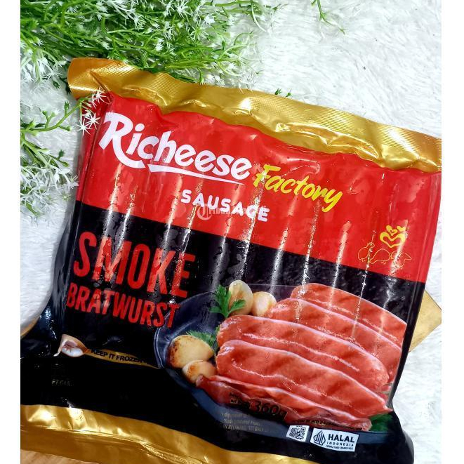 

RICHEESE SOSIS SMOKED BRATWURTS ISI 6 360GR