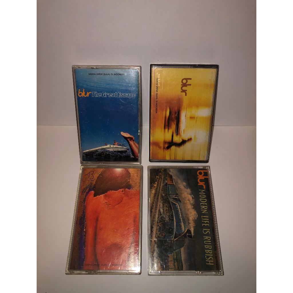 Kaset Pita Blur | MODERN LIFE IS RUBBISH | Self Titled | The Great Escape | 13