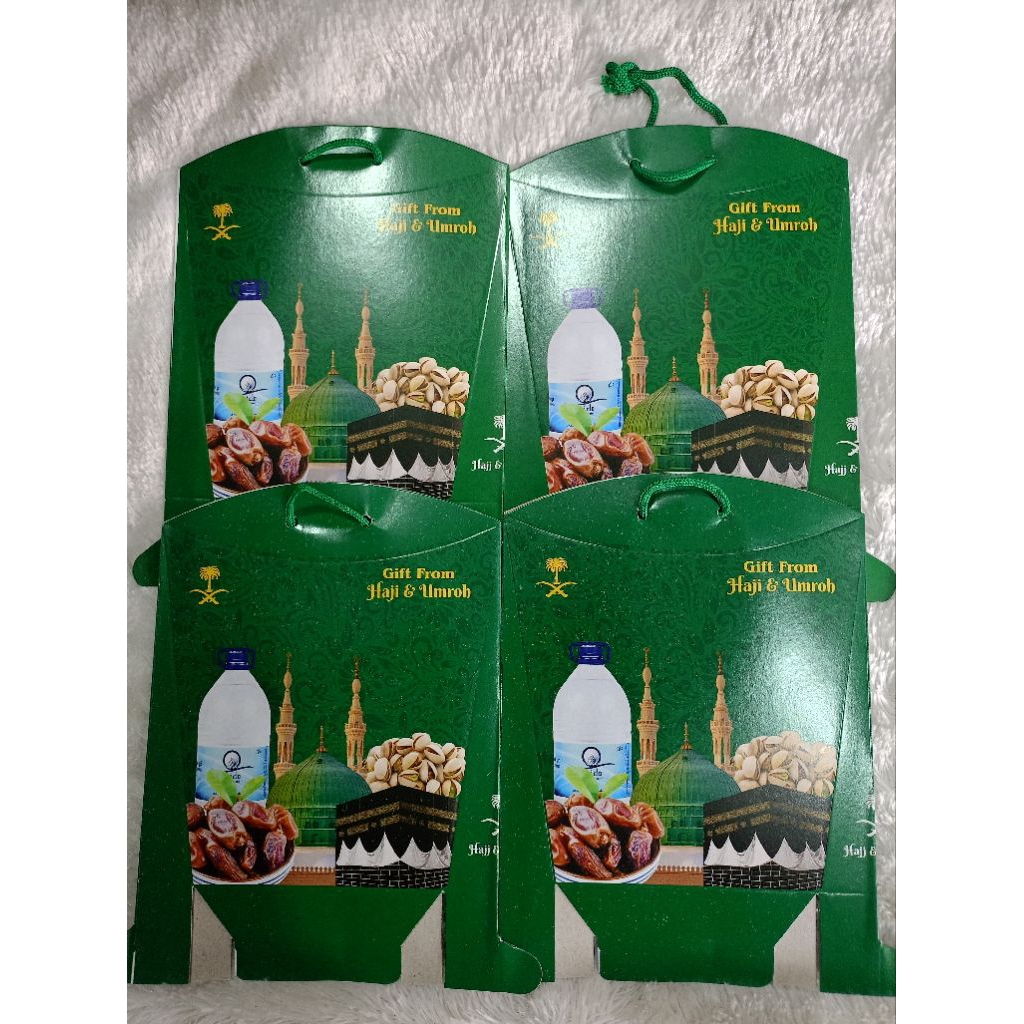 

PAKET OLEH OLEH HAJI DAN UMRAH EKONOMIS KERTAS TALI GIFT PAKET ISI 10PCS