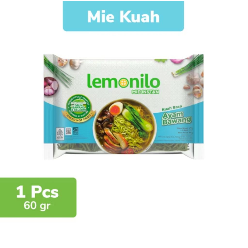 

Mie Lemonilo Mie Instan Kuah 1 pcs 60 gram
