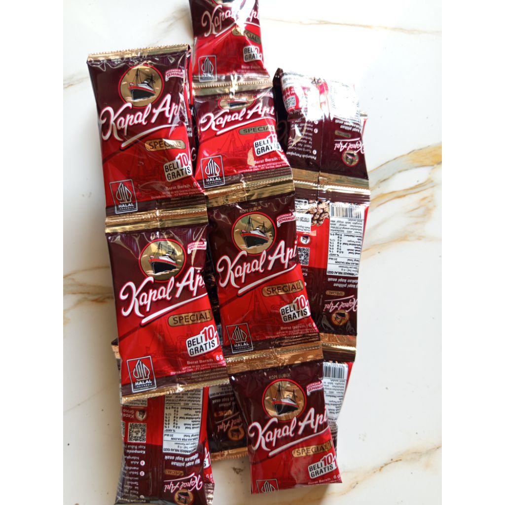 

(1 RENTENG ISI 10 PCS) KOPI KAPAL API SPECIAL 6 GRAM
