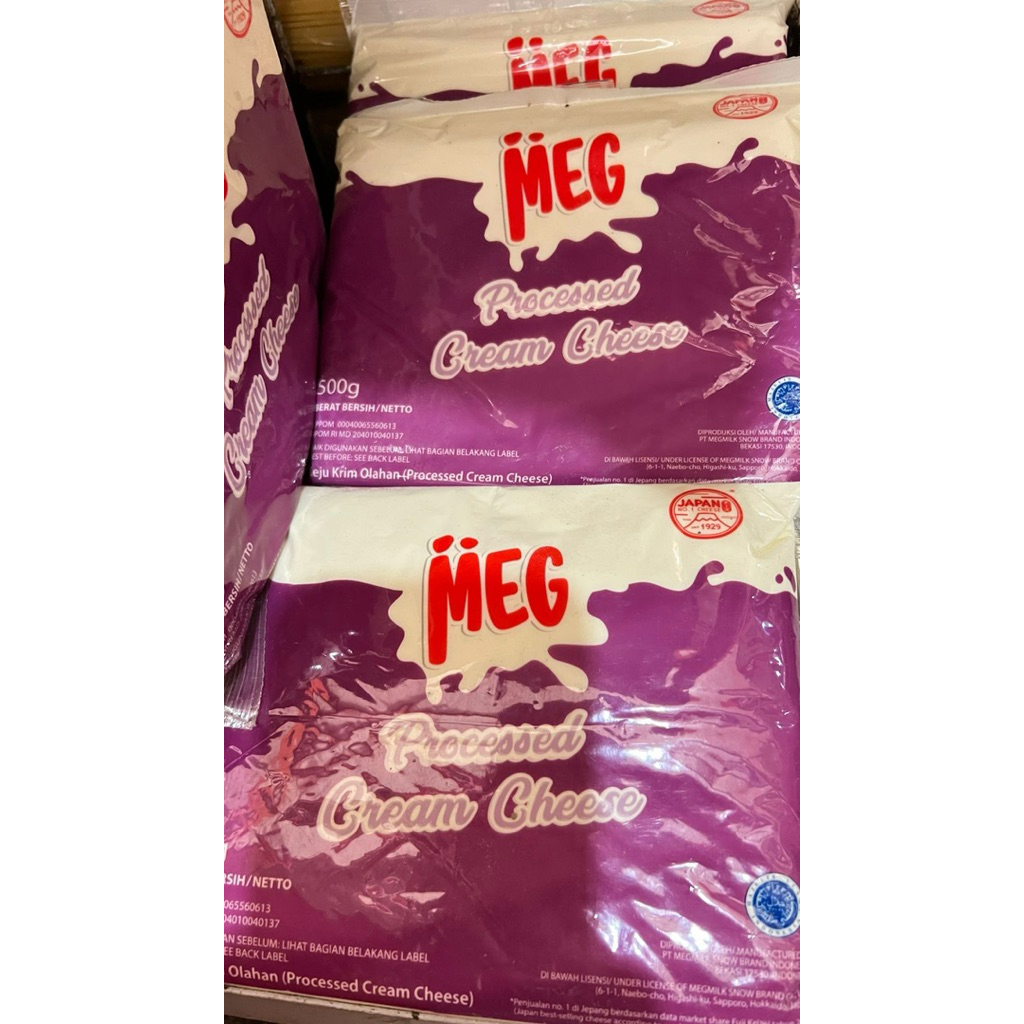 

Meg Processed Cream Cheese 500gram | Krim Cheese Meg 500gr