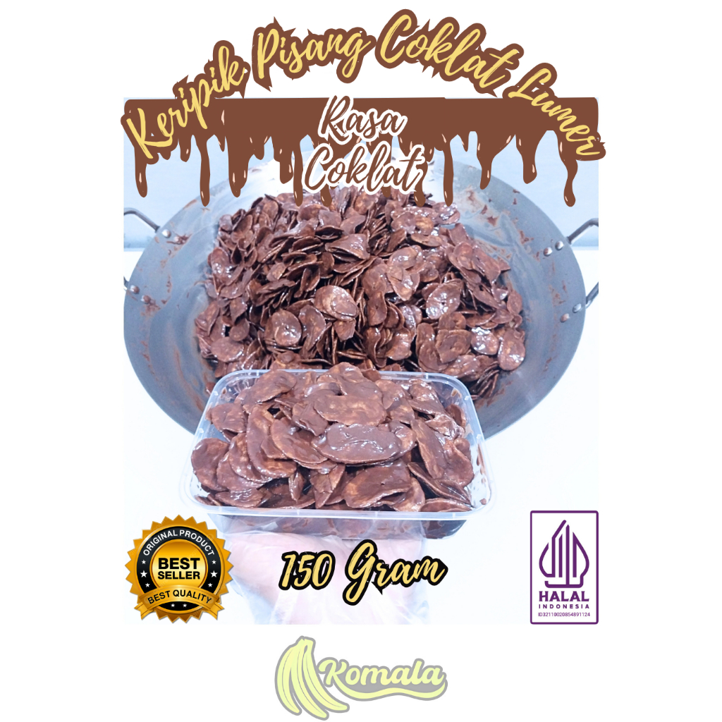 

Keripik Pisang Coklat Lumer 150 Gram