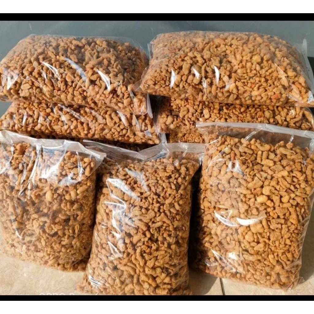 

Remukan Kripik Usus / Patahan Keripik Usus / Keripik Usus 1 Kg