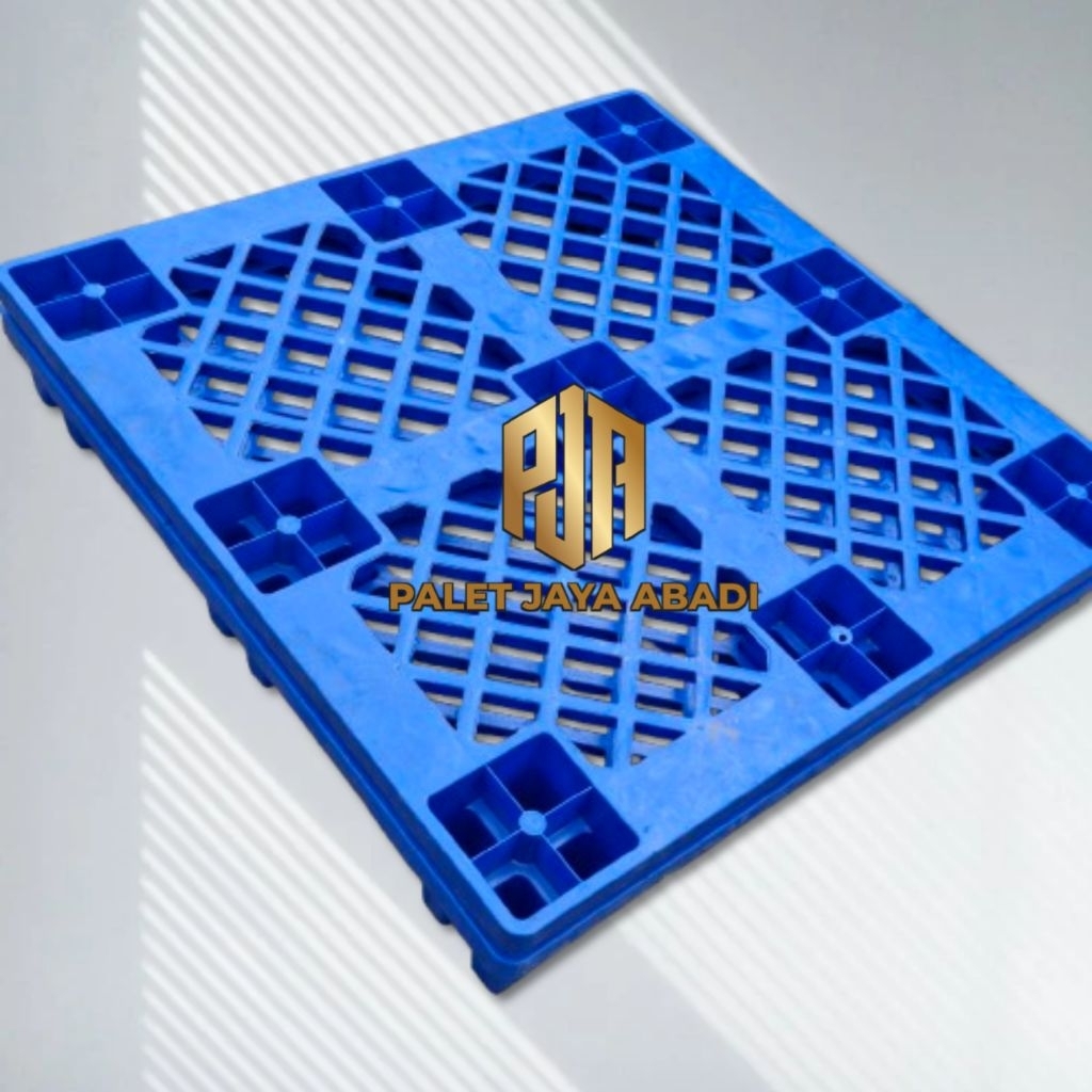 

Pallet plastik bekas berkualitas ukuran 110x110x14cm