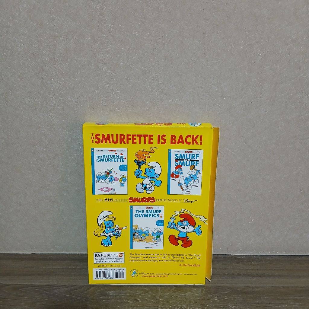 KOMIK SMURF 3 IN 1 ORIGINAL BAHASA INGGRIS