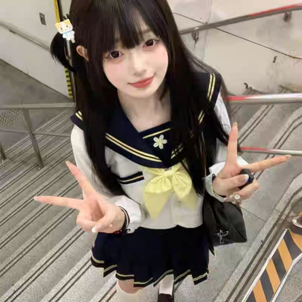 Ume baju jepang seragam sekolah kawaii kode 001