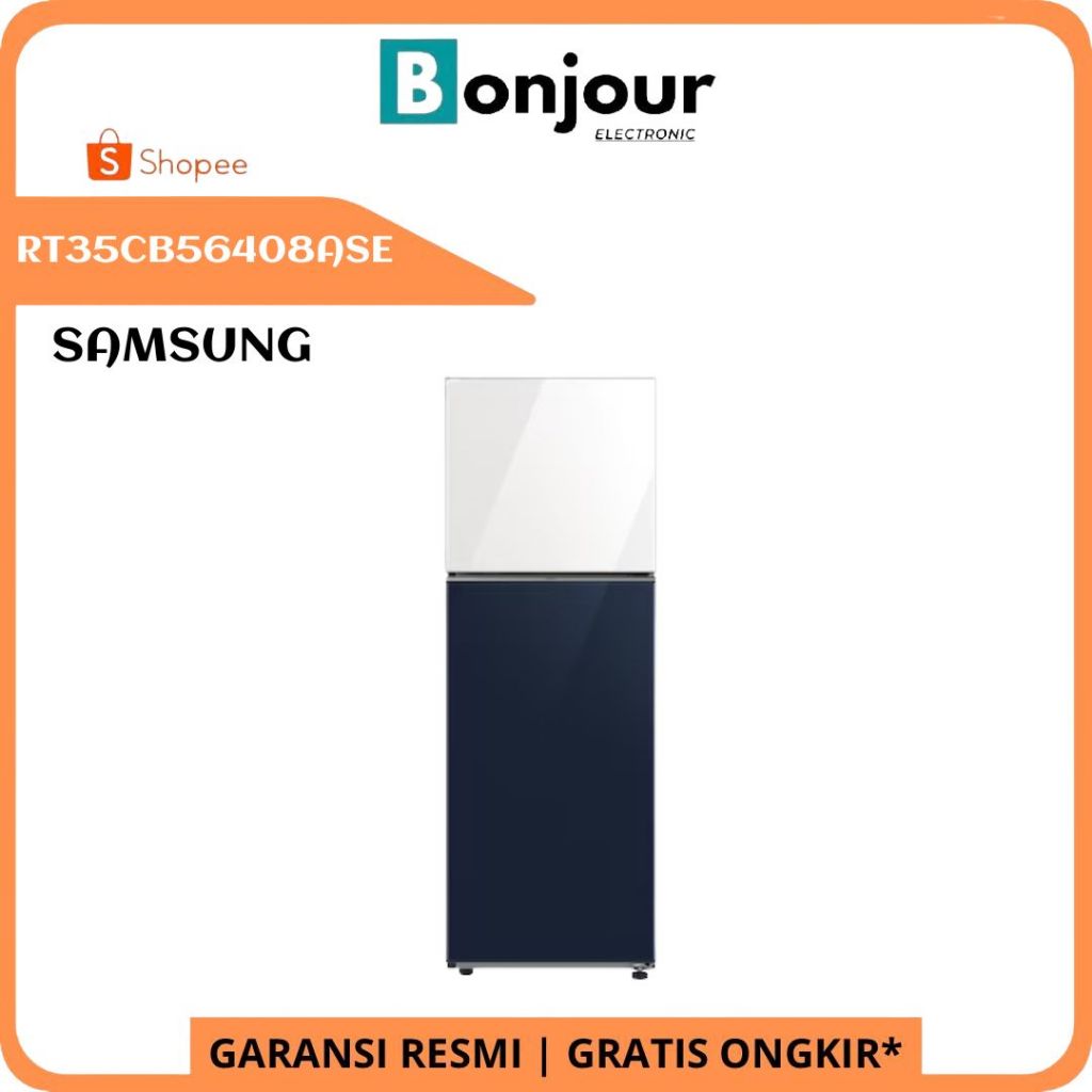 Kulkas Bespoke 2 Pintu 348 Liter Samsung RT35CB56408ASE Bespoke RT35 348 Liter