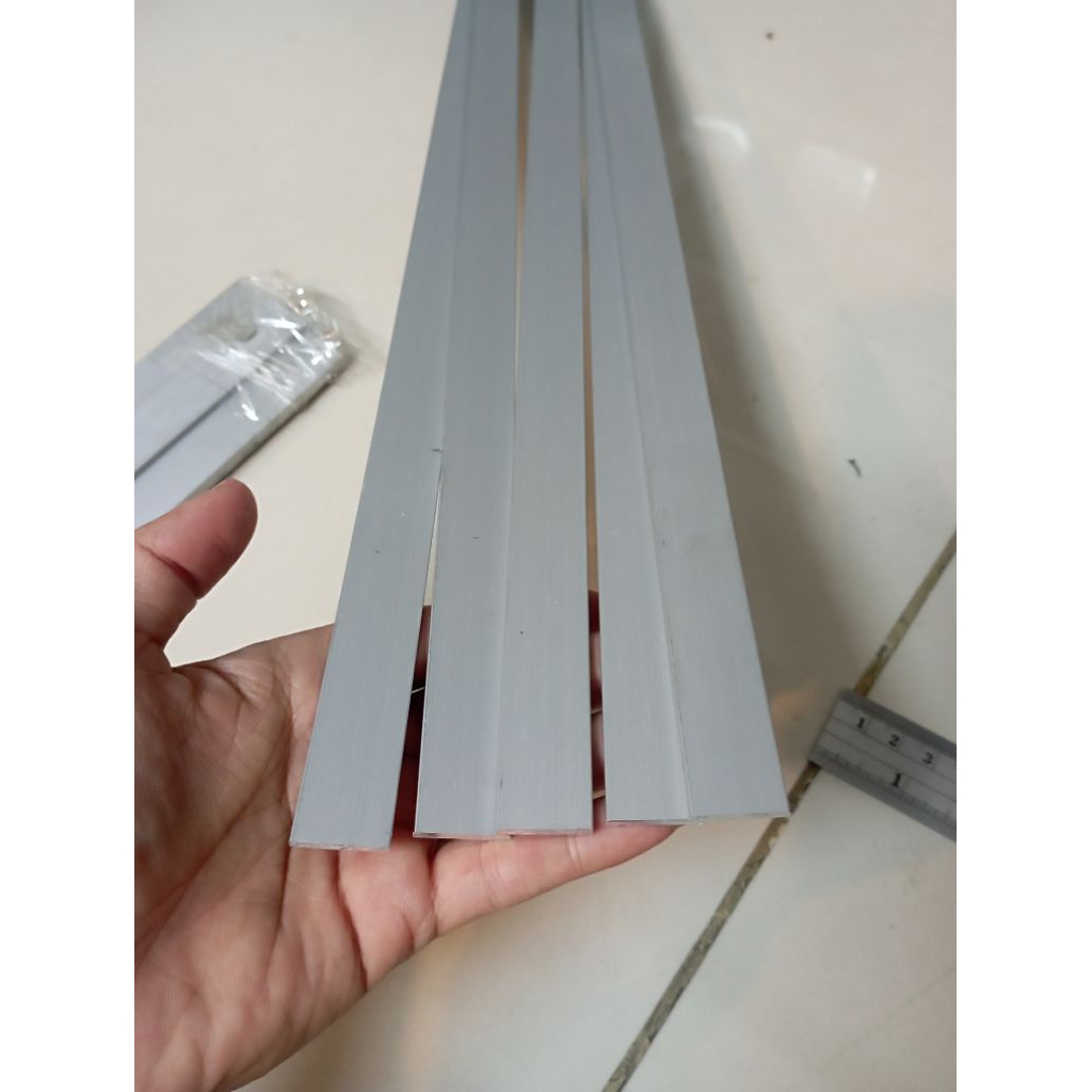 Plat Strip Alumunium Tebal 4mm x 30mm x 500mm Alumunium