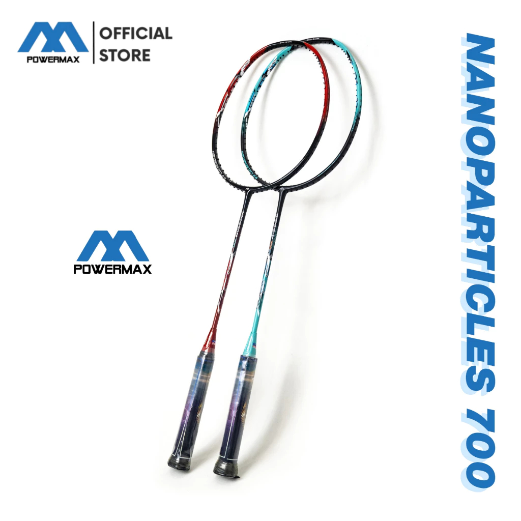 NEW RAKET BADMINTON POWER MAX NANOPARTICLES 700 MAX 32LBS FREE PEMASANGAN SENAR