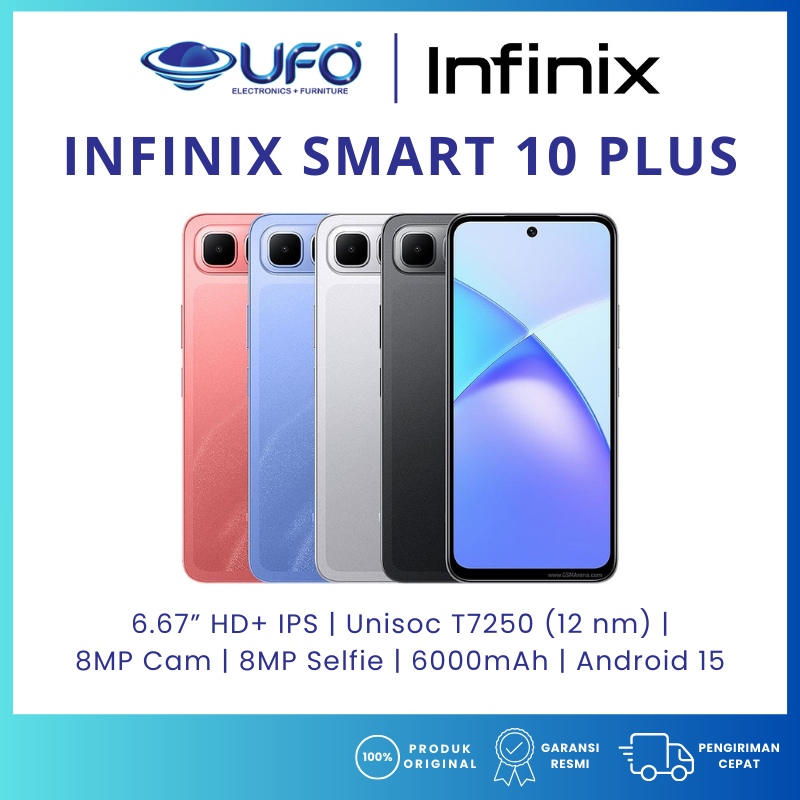HP INFINIX Smart 10 Plus RAM8/128GB BARU - GARANSI RESMI