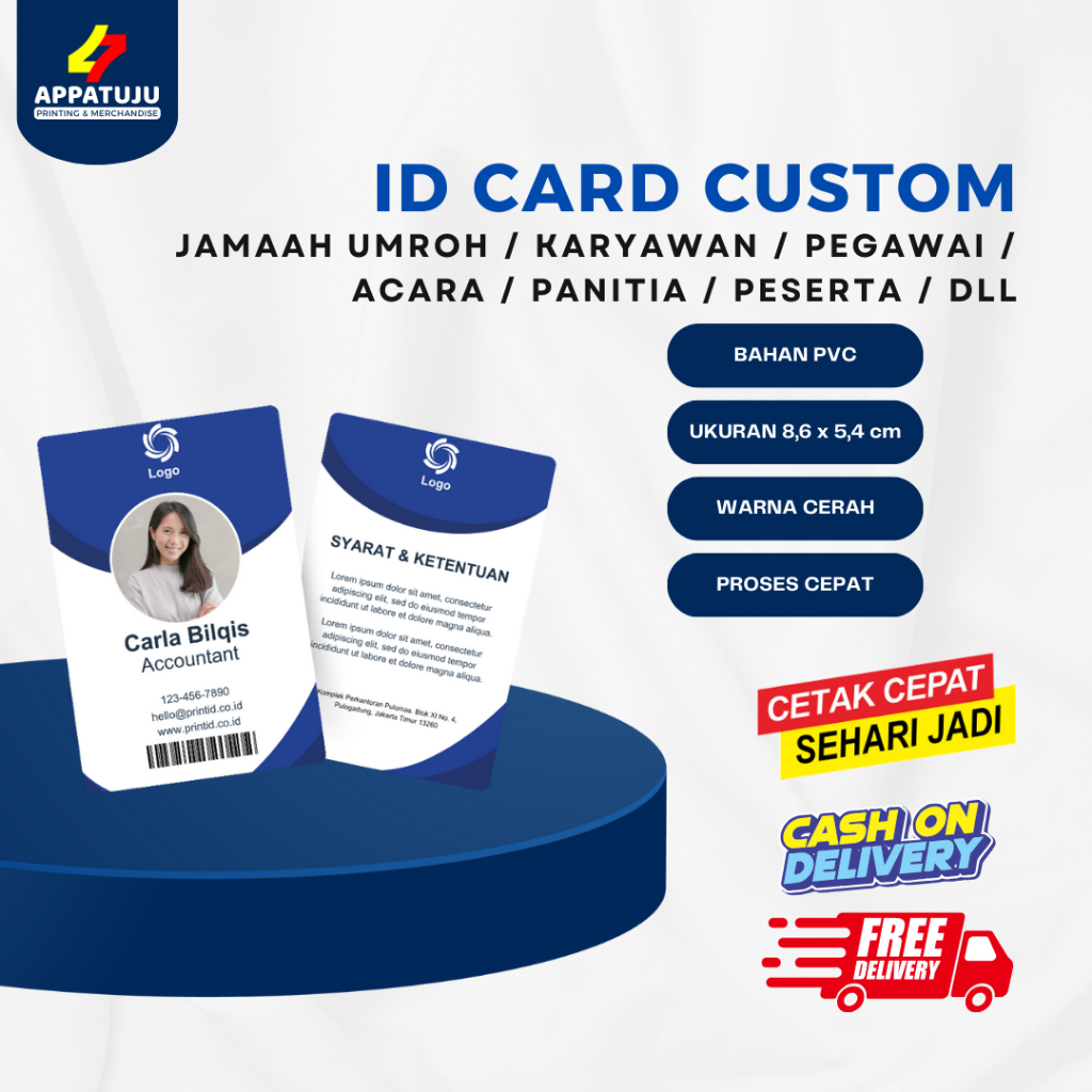 

ID CARD CUSTOM | CUSTOM MEMBER CARD | CUSTOM KARTU NAMA | LANYARD ID CARD