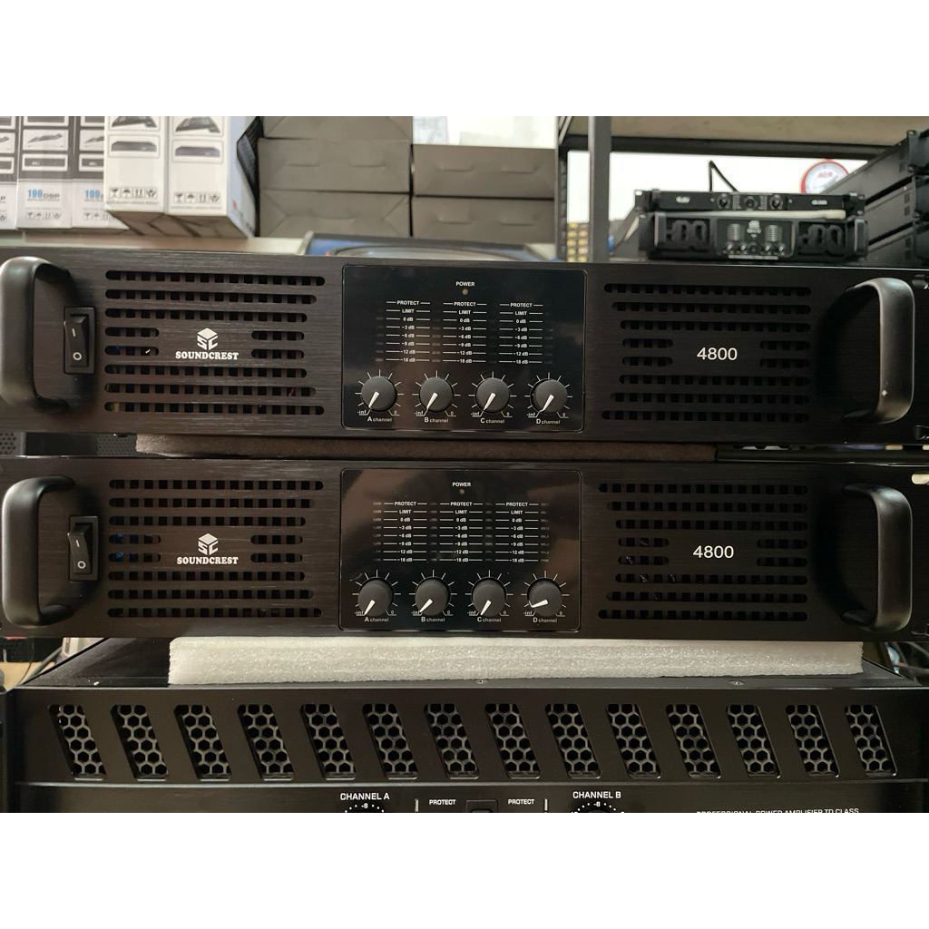Power Amplifier Soundrest SC-4800 4X800 SOUNDCREST SC4800