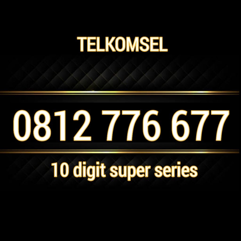 Nomor cantik Simpati 10digit 776 677