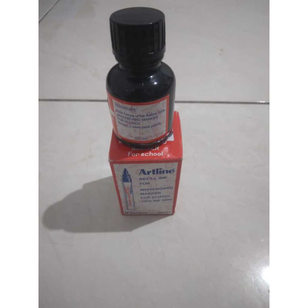 

ARTLINE Tinta Isi Ulang Refill Ink For Whiteboard Marker EK-500S Botol Kaca 20 ml ESK-50S 2