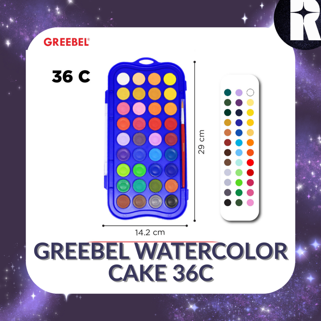 

GREEBEL Watercolor Cake 36C/ Cat Air Greebel