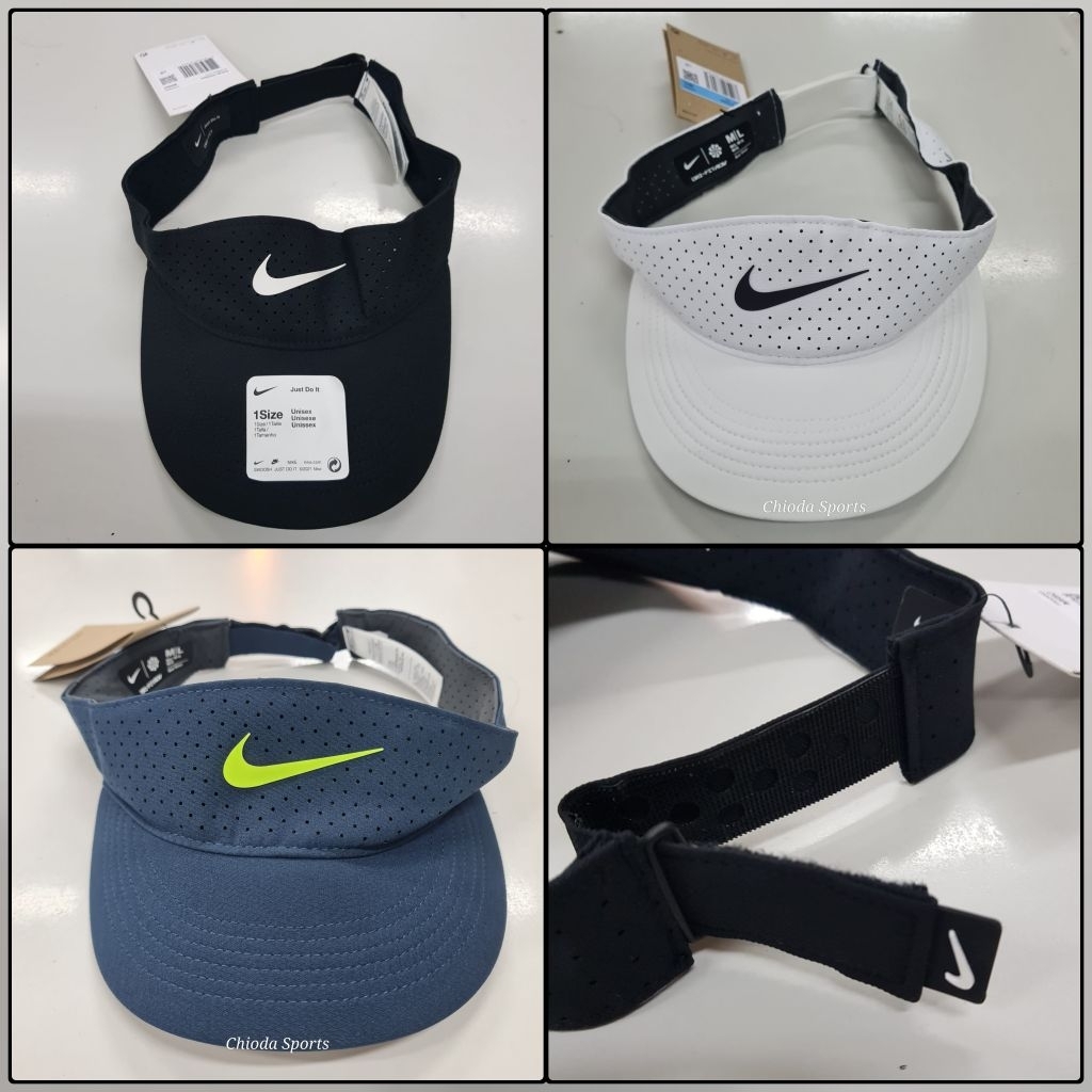 Topi running tenis Nike visor original cap half head sports olahraga tennis badminton lari run jogin