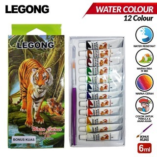 

Cat Air / Water Colour LEGONG 12 Colour EW1206C-1 (12 X 6 ML)