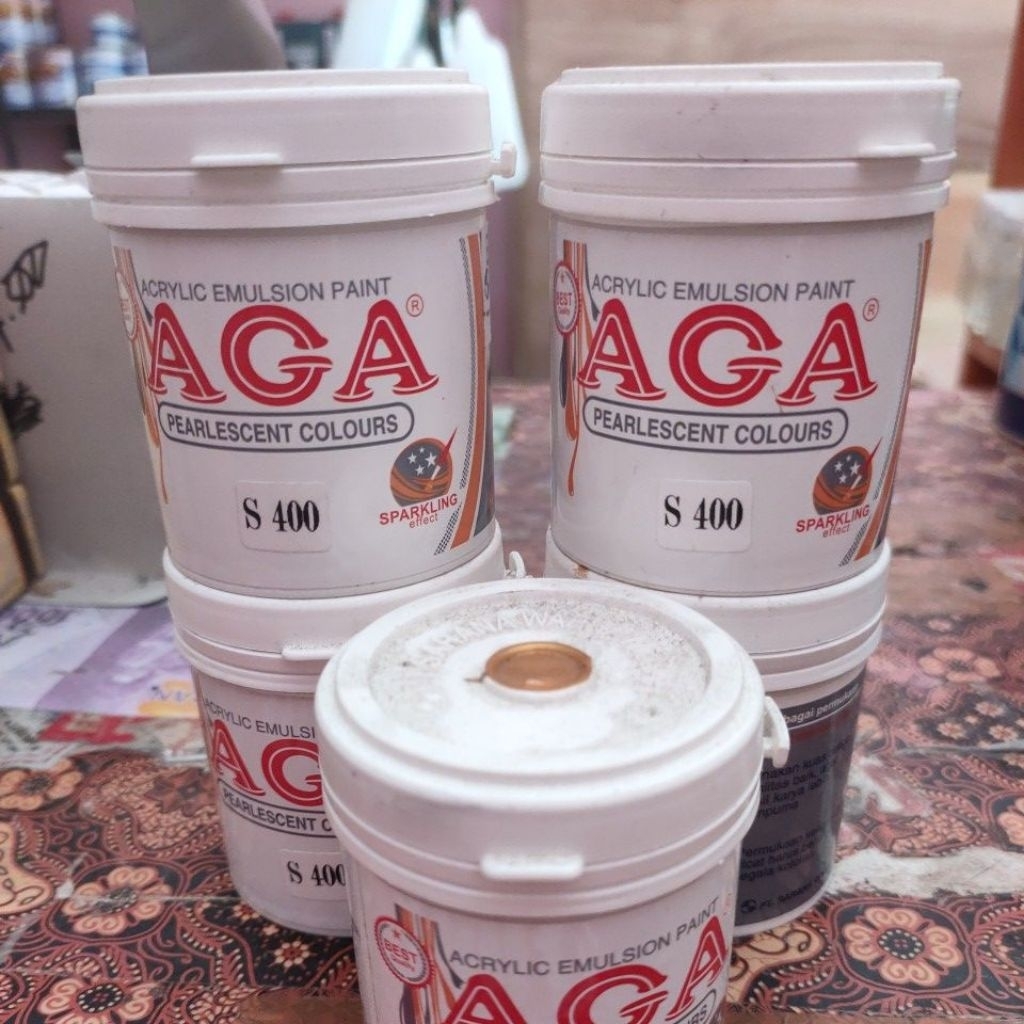 

cat Akrilik mutiara lukis warna isi 100cc