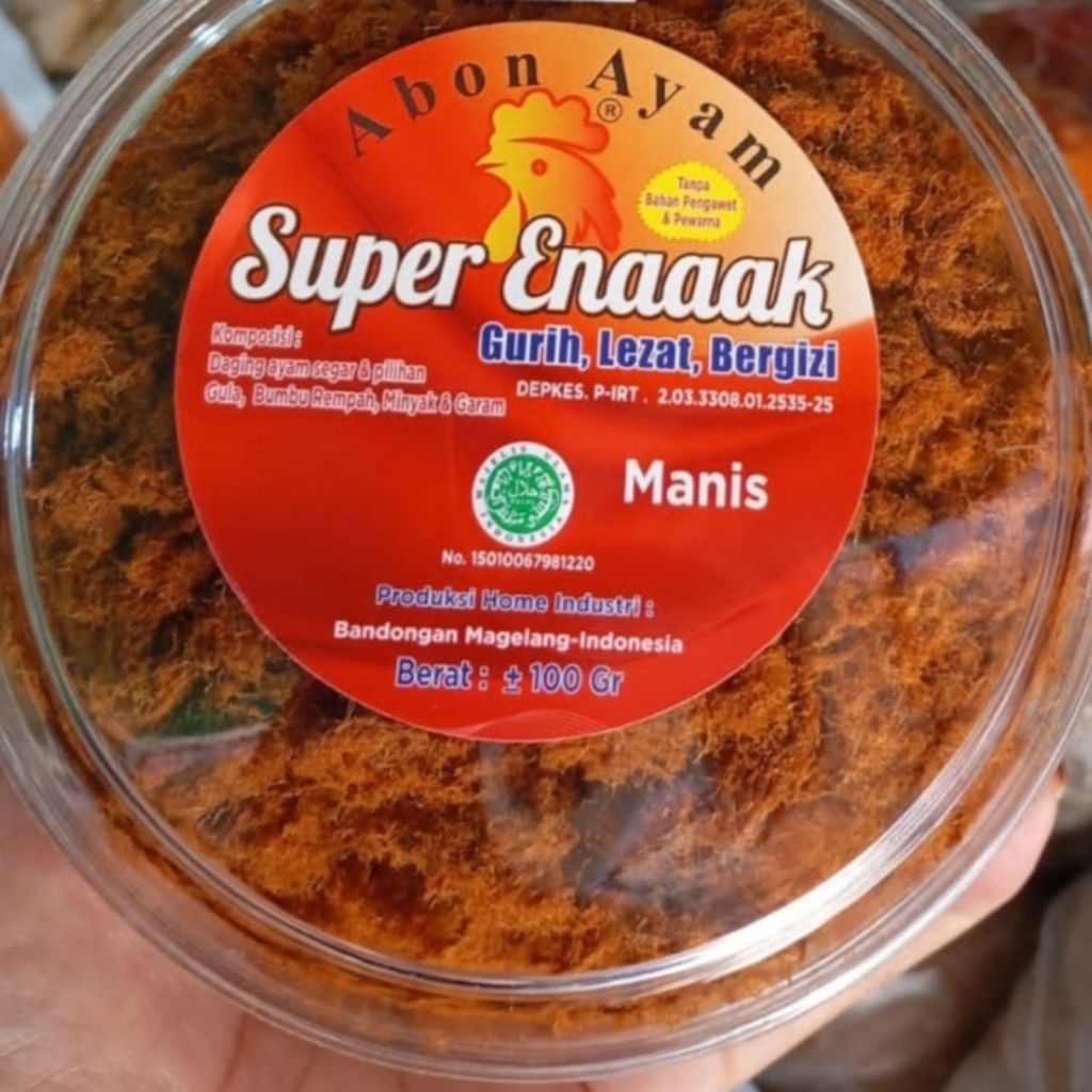 

ABON AYAM 100GR PREMIUM TERMURAH BERGARANSI IKAN LAKU IKAN SEGAR IKAN BEKU