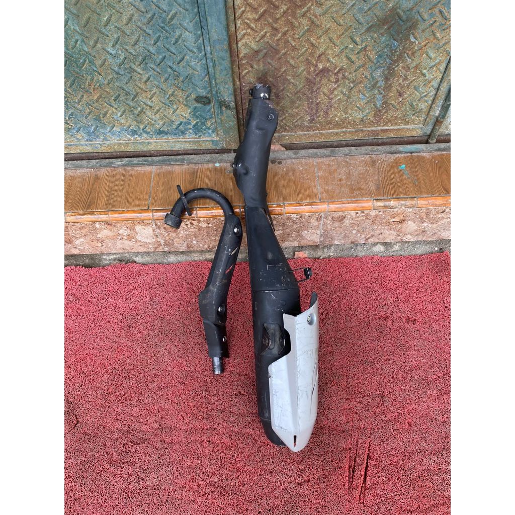 Kenalpot CRF 150 L Ori Knalpot Honda CRF Original Bawaan Motor
