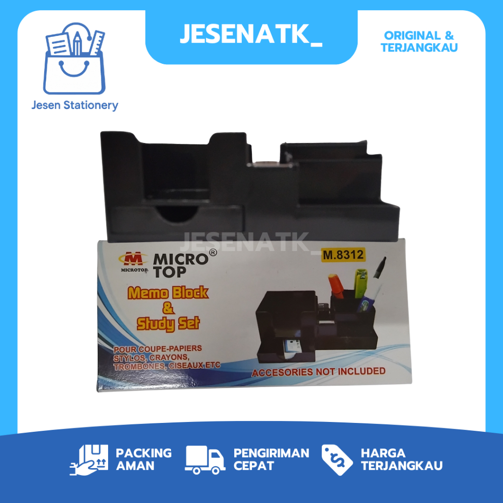 

Microtop Desk Set 8312 Study Set Tempat Alat Tulis Plastik