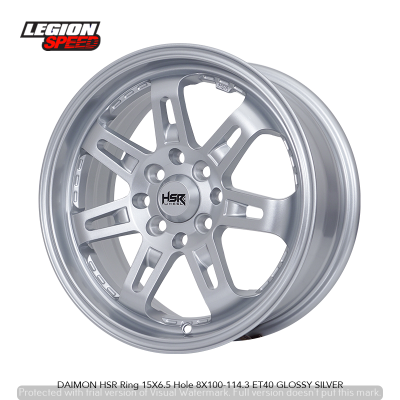 PAKETAN VELG HSR DAIMON R15 + BAN ACCELERA PHI UNTUK BRIO AGYA SIGRA DLL