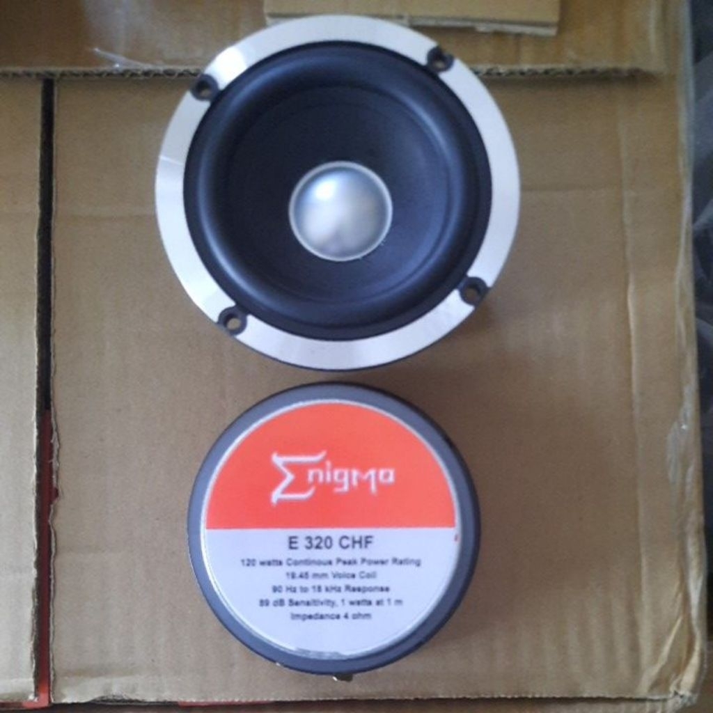 Speaker 3inch mid range 4ohm frame almunium 120 watts