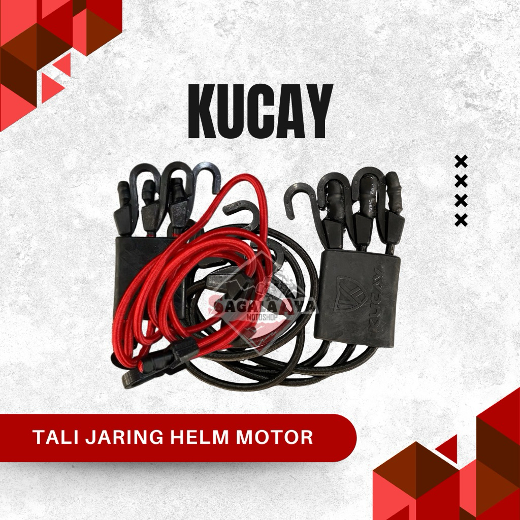 Tali Jaring Helm Motor Box Cargo Duffle Bag Kucay Original Elastis hebe cargo net